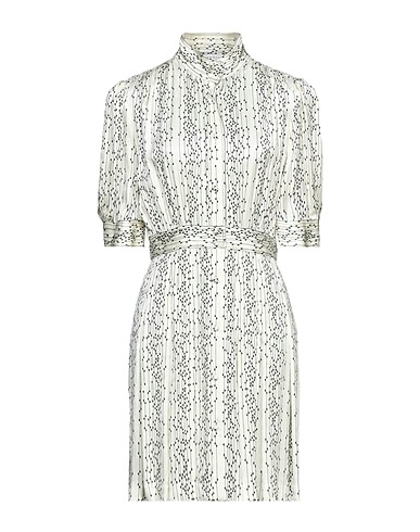 SANDRO Office dress Ivory 100% Viscose