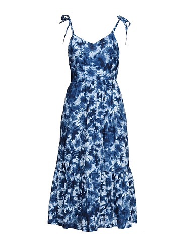 GAP Vestito midi Blu 100% Cotone