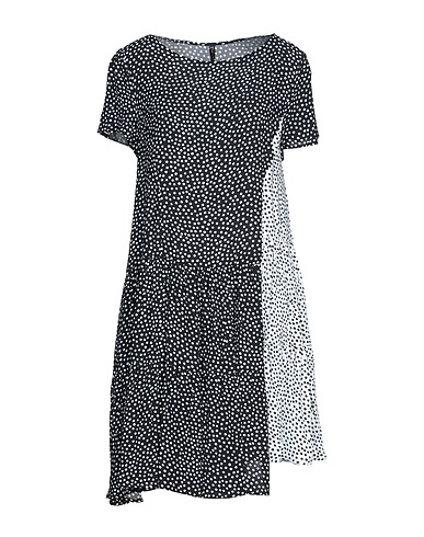 MANILA GRACE Short dress Black 100% Viscose