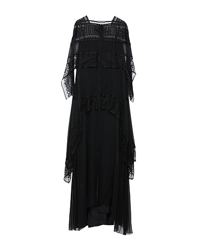 ALBERTA FERRETTI Vestito in Seta Nero 100% Seta, Polietilene