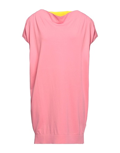 LIVIANA CONTI Short dress Pink 65% Viscose, 35% Polyamide