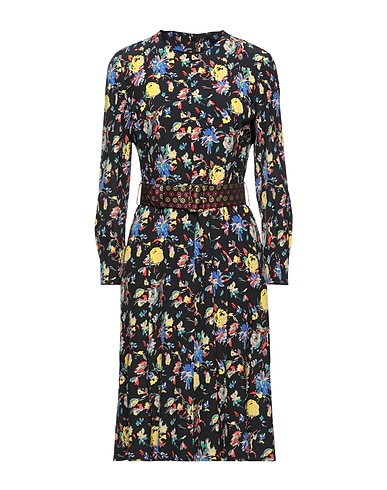 ETRO Midi dress Black 100% Silk
