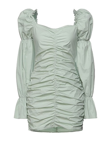 NA-KD Sheath dress Light green 100% Cotton