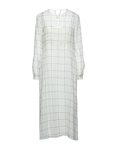 MERCI ITALIA Midi dress Ivory 100% Polyester