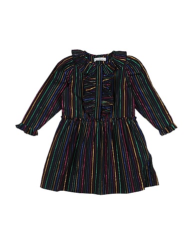 STELLA McCARTNEY KIDS Dress Black 93% Cotton, 7% Metallic fiber