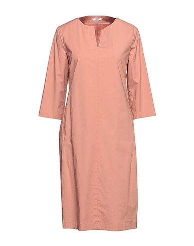 PESERICO Midi dress Antique rose 96% Cotton, 4% Elastane