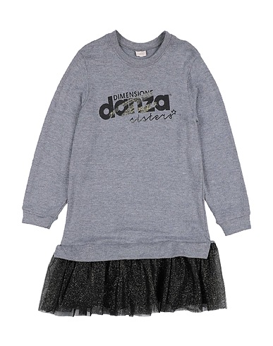 DIMENSIONE DANZA Vestito VESTITO PIUMA+TULLE RAGAZZA
 Grigio 50% Viscosa, 25% Poliestere, 20% Poliammide, 5% Elastan