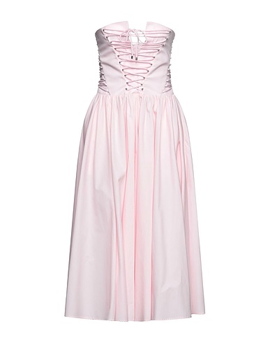 PHILOSOPHY di LORENZO SERAFINI Midi dress Light pink 100% Cotton