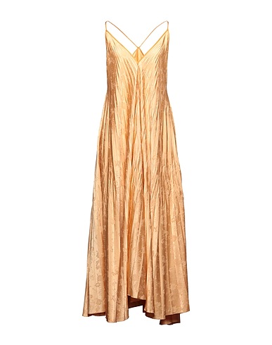 FORTE_FORTE Long dress Apricot 100% Polyester