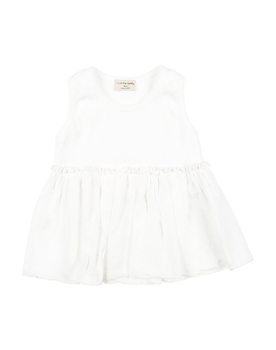 1 + IN THE FAMILY Vestido para bebé  White 95% Cotton, 5% Elastane