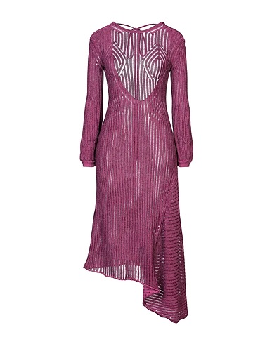 CHLOÉ Midi dress Garnet 70% Cotton, 30% Polyamide