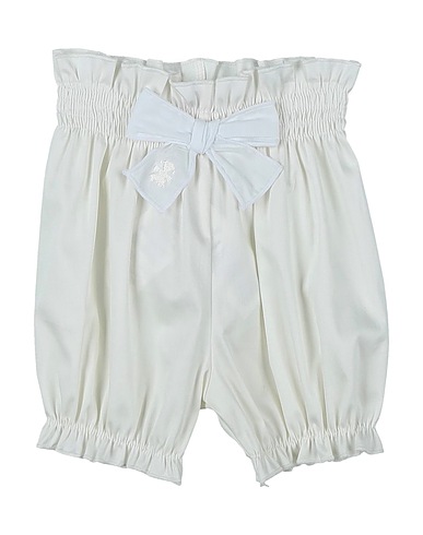 LE BEBÉ Casual trouser White 94% Cotton, 6% Elastane