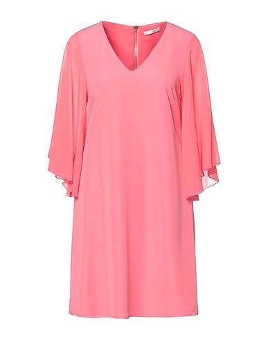 RELISH Short dress Coral 88% Polyester, 12% Elastane