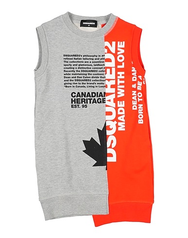 DSQUARED2 Dress Orange 100% Cotton
