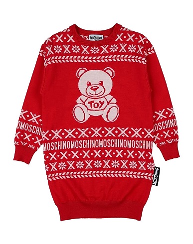 MOSCHINO KID Dress Red 100% Wool