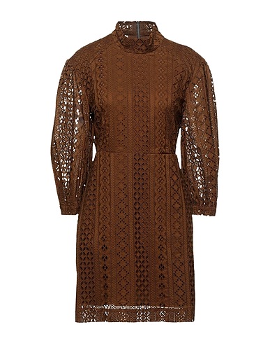 BAUM UND PFERDGARTEN Vestito corto Cammello 100% Cotone