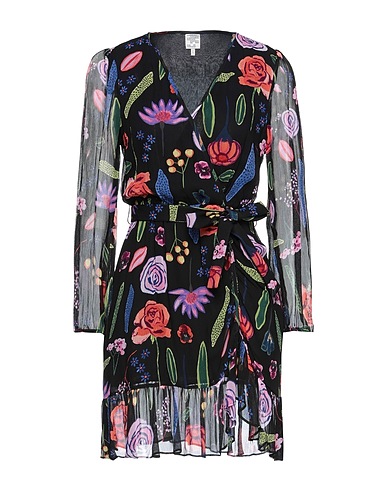 BAUM UND PFERDGARTEN Short dress Black 100% Viscose