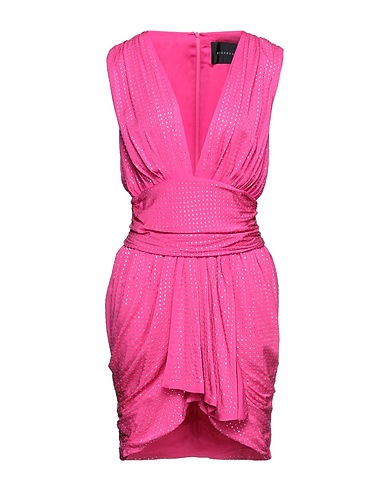 JOHN RICHMOND Short dress Fuchsia 55% Viscose, 45% Silk