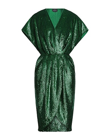 ELISABETTA FRANCHI Short dress Green 100% Polyester