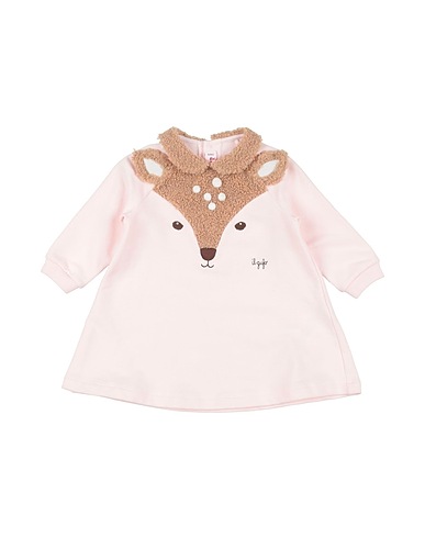 IL GUFO Vestito Baby  Rosa chiaro 94% Cotone, 6% Elastan, Poliestere