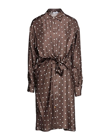 P.A.R.O.S.H. Office dress Brown 100% Silk
