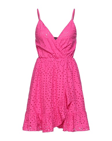 VANESSA SCOTT Vestito corto Fucsia 100% Cotone