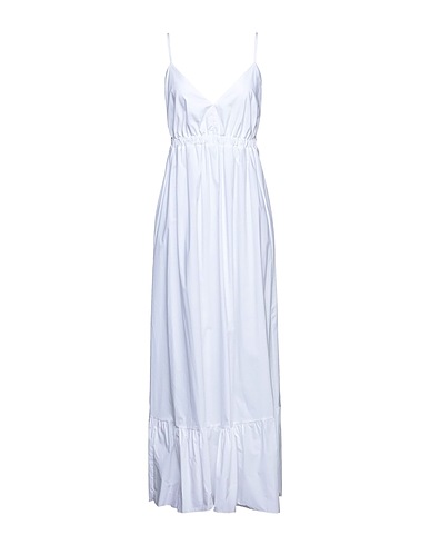 BERNA Long dress White 100% Cotton