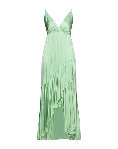 BERNA Midi dress Light green 100% Viscose