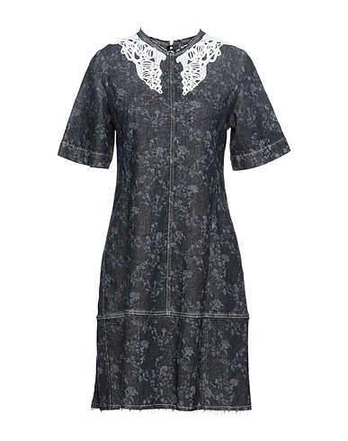 CHLOÉ Denim dress Lead 98% Cotton, 2% Elastane, Polyester, Mother-of-pearl