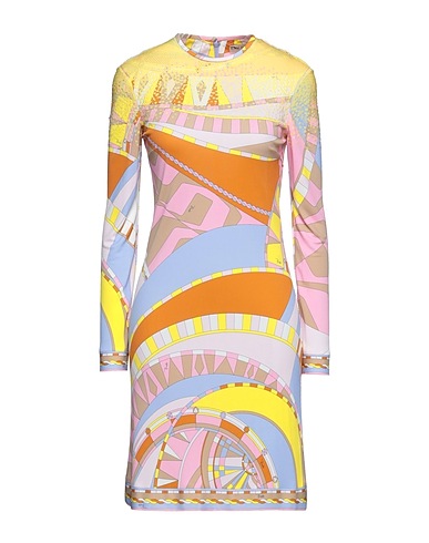 PUCCI Short dress Pink 82% Viscose, 18% Silk
