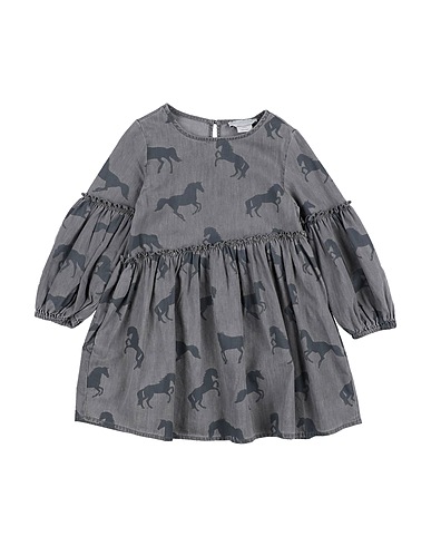 STELLA McCARTNEY KIDS DRESSES Grey 100% Cotton