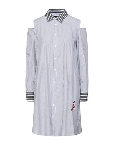 JOHN RICHMOND Shirt dress White 100% Cotton