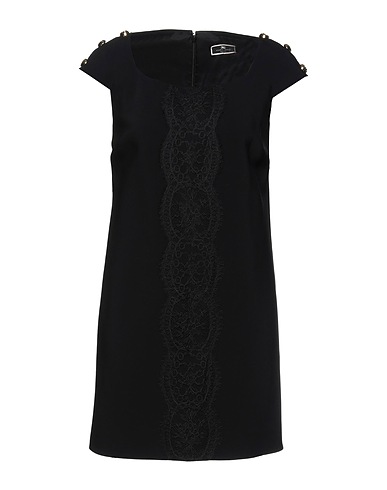ELISABETTA FRANCHI Short dress Black 97% Viscose, 3% Elastane
