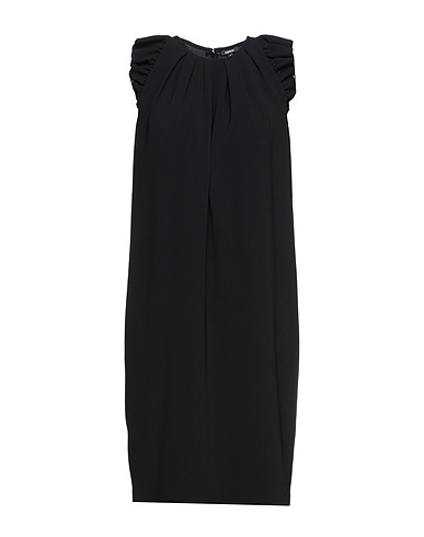 ASPESI Office dress Black 70% Triacetate, 30% Polyester