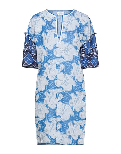 BALLANTYNE Short dress Azure 85% Viscose, 15% Polyester