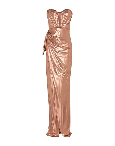 ELISABETTA FRANCHI Long dress RED CARPET Blush 100% Viscose