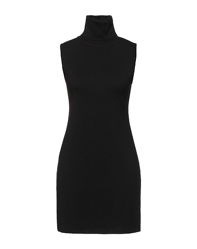 SATU' Knit dress Black 100% Virgin Wool