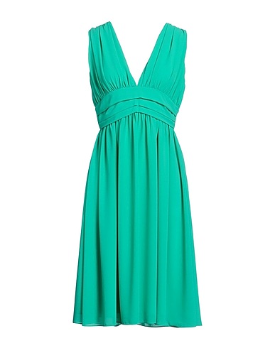 NINA 14.7 Vestito midi Verde smeraldo 100% Poliestere
