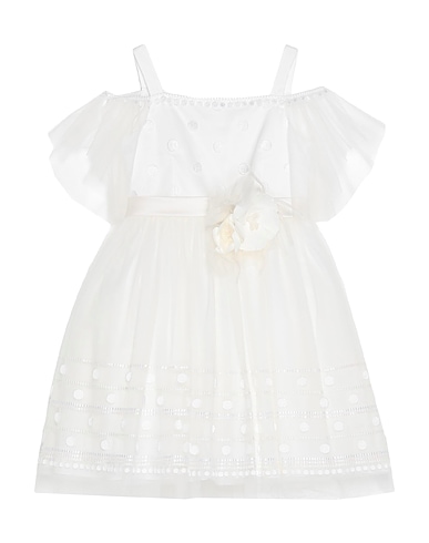 LUXORY Vestito Bianco 100% Poliestere