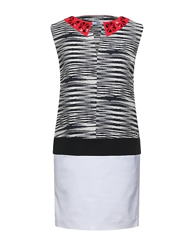ICE ICEBERG Vestito corto Nero 62% Cotone, 38% Poliestere, Acetato, Poliammide, Elastan