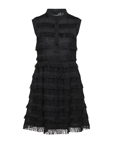 LOVE MOSCHINO Shirt dress Black 54% Cotton, 46% Polyester