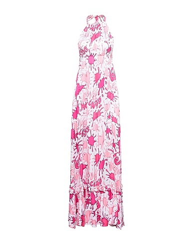 LOVE MOSCHINO Long dress White 100% Viscose