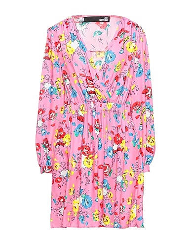 LOVE MOSCHINO DRESSES Pink 100% Viscose