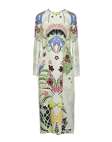 VALENTINO GARAVANI Midi dress Ivory 100% Silk