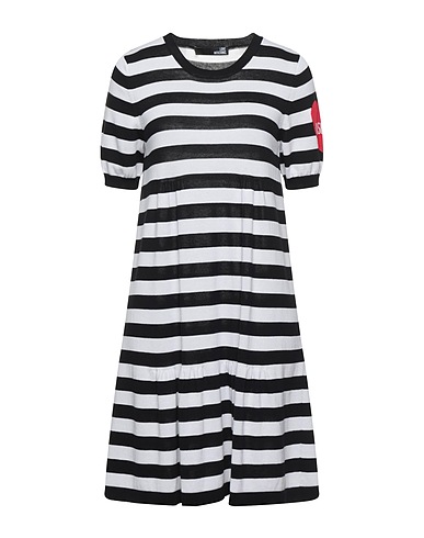 LOVE MOSCHINO Vestito corto Nero 100% Cotone