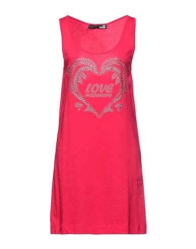 LOVE MOSCHINO Short dress Fuchsia 100% Cotton