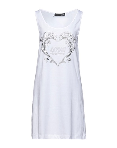 LOVE MOSCHINO Short dress White 100% Cotton