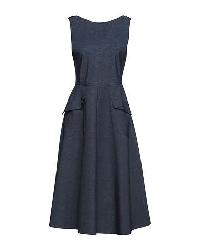 CHIARA BONI LA PETITE ROBE Μίντι φόρεμα Σκούρο μπλε της νύχτας 72% Πολυαμίδη, 28% Ελαστάνη