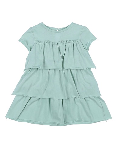 LE PETIT COCO Vestito Baby  Verde chiaro 100% Cotone