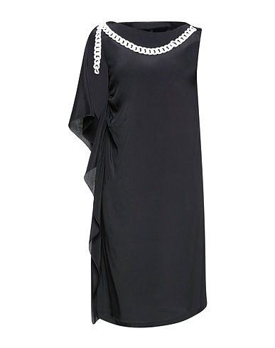 PIERANTONIO GASPARI Short dress Black 75% Acetate, 25% Silk